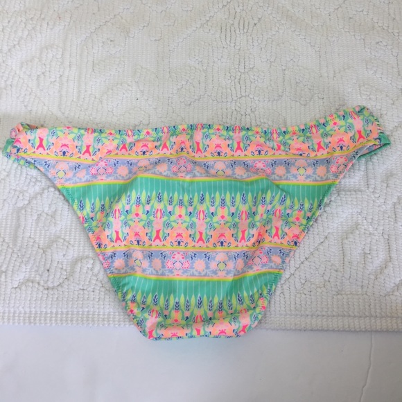 4/$25 VS Colorful Boho Swim Suit Bottoms Sz. L - Picture 2 of 7